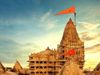  Lightning strikes Dwarkadhish Temple in Gujarat damade to flag 
