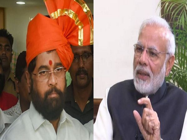 EKNATH SHINDE AND Narendra Modi