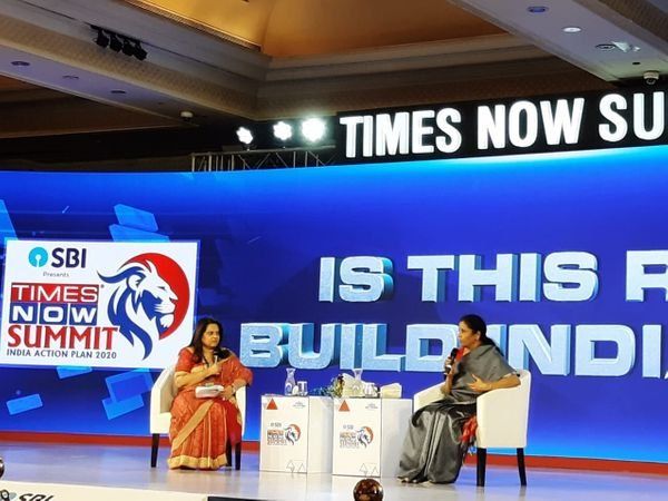 FM Sitharaman at Times Now Summit