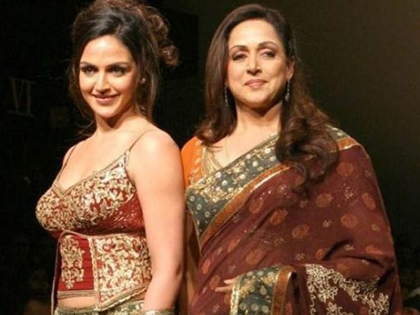 Esha Deol and Hema Malini
