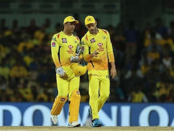 MS Dhoni Faf du Plessis 