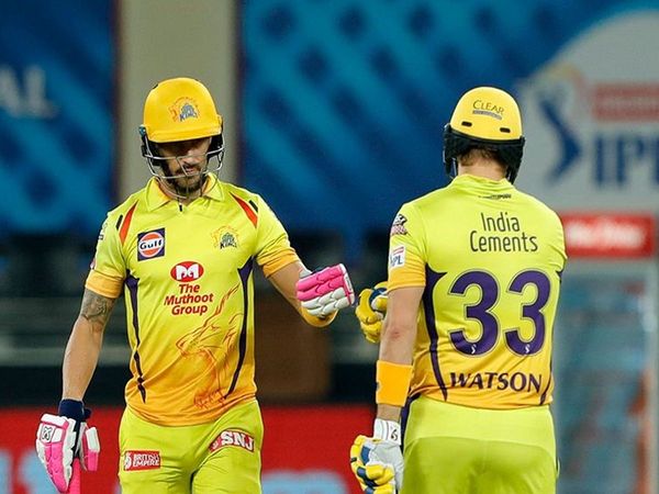  Shane Watson and Faf du Plessis 