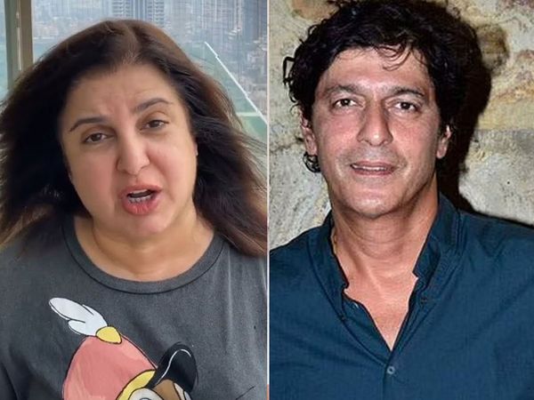 Farah Khan and Chunky Pandey