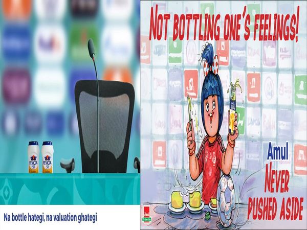 Fevicol made an advertisement on Ronaldo-Coca-Cola controversy, Na bottle hategi, na valuation ghategi, Amul said this