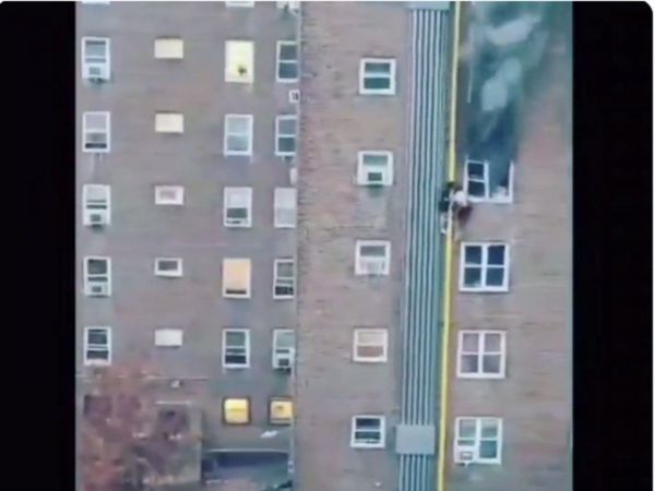 Fire Viral Video Fire Broke Out in Building Then What Happened Watch Shocking Viral Video