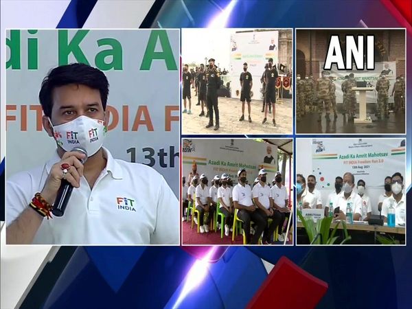 Fit India Freedom Run 2.0 launched by Union Minister Anurag Thakur today in New Delhi