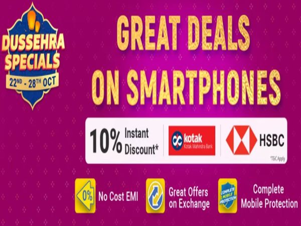 Flipkart Dussehra special sale begins, bumper discounts on many products including smartphones