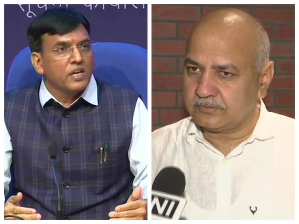 Mansukh Mandaviya and Manish Sisodia