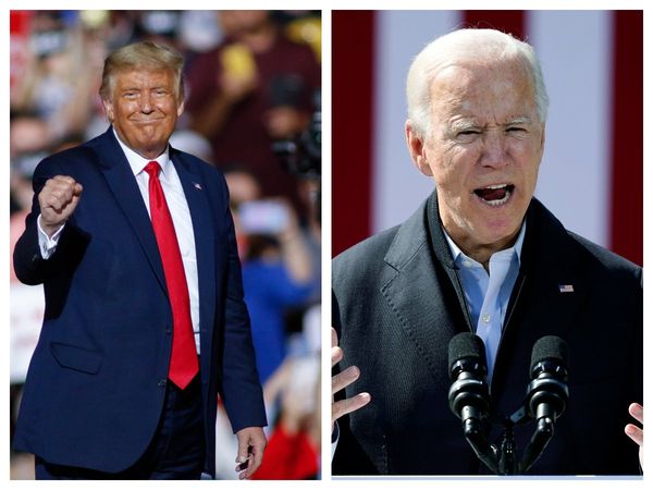 Donald Trump and Joe Biden