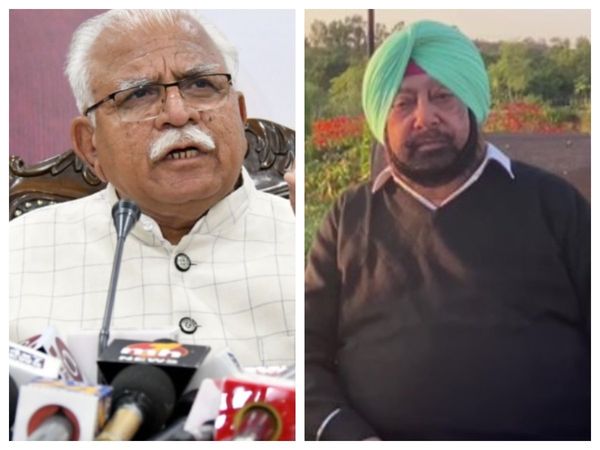Manohar Lal Khattar and Amarinder Singh