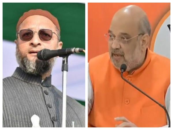 Asaduddin Owaisi and Amit Shah