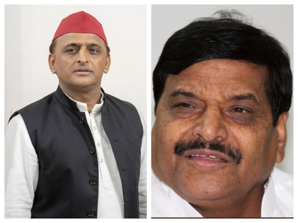 akhilesh yadav and shivpal yadav