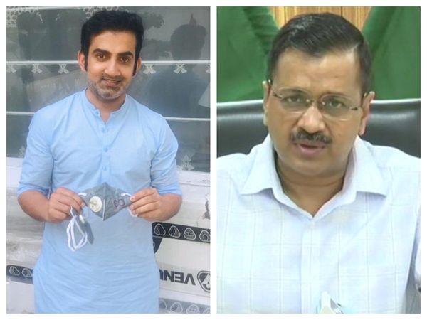 gambhir and kejriwal