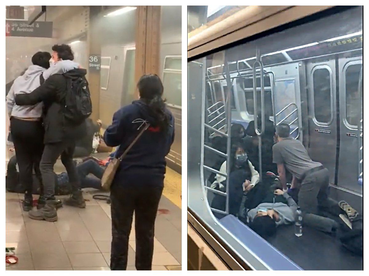 New York Shooting: न्यूयॉर्क में हमलावर ने धुआं छोड़ने वाले बम फेंके, फिर की अंधाधुंध फायरिंग, सामने आए वीडियो