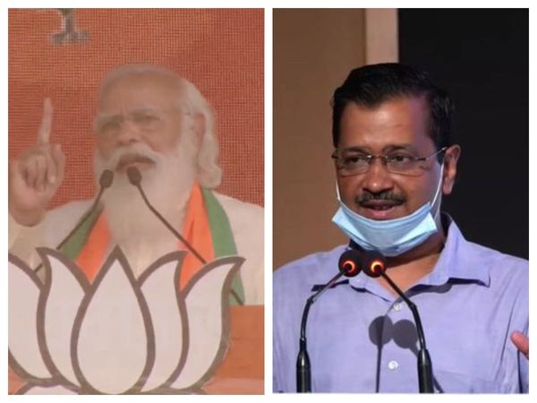 modi and kejriwal