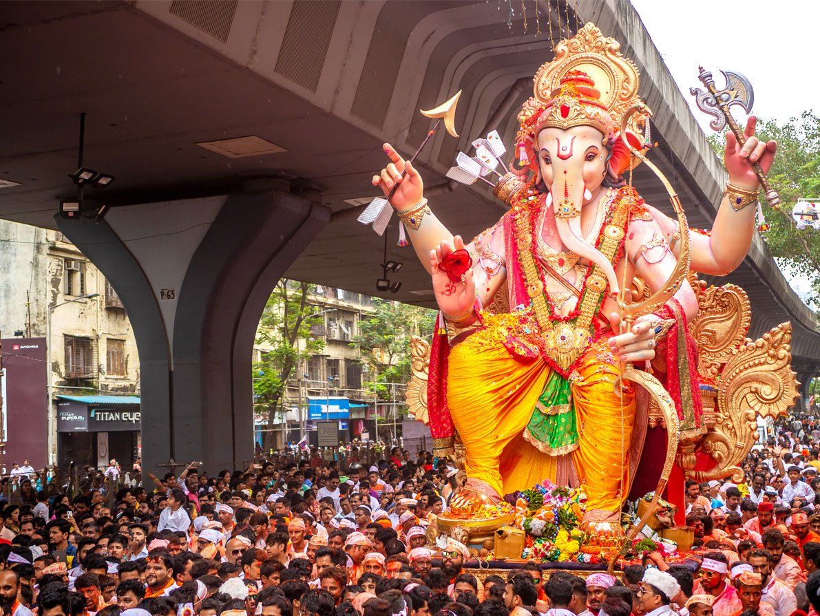 Mumbai Ganeshotsav:आज 'गणेशोत्सव' का आखिरी दिन, हाई अलर्ट पर मुंबई पुलिस