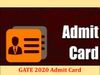 GATE 2020 admit card 