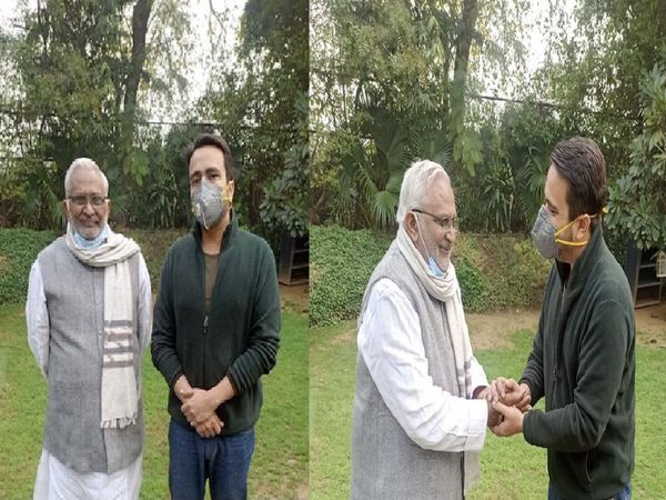 RLD chief Jayant Singh welcomes senior leader and four-time Congress MLA from Hapur Gajraj Singh into his party