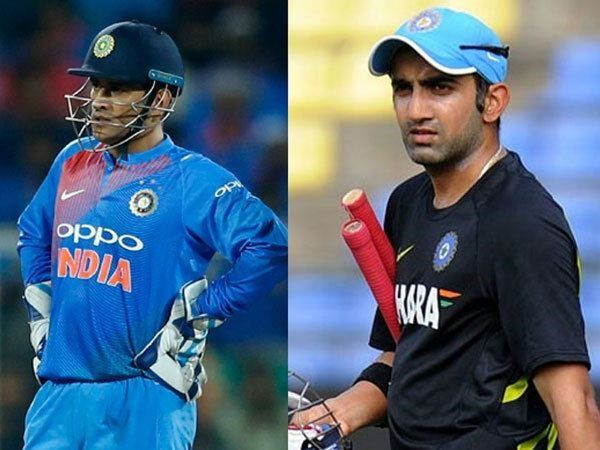 MS Dhoni and Gautam Gambhir