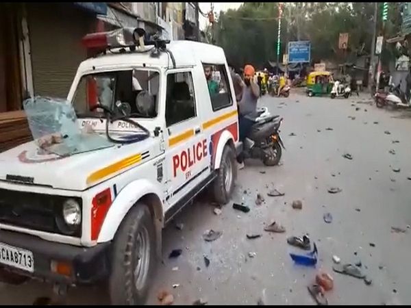 A candle march in protest against the murder of a woman in Delhis Gandhinagar area turned violent