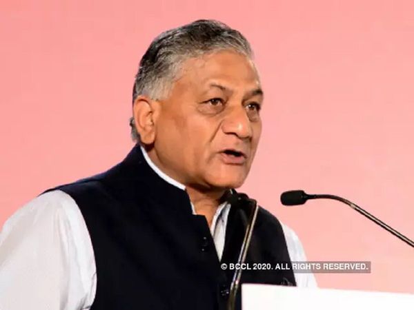 Union Min VK Singh says if 20 died here, then it must have been double that number there china