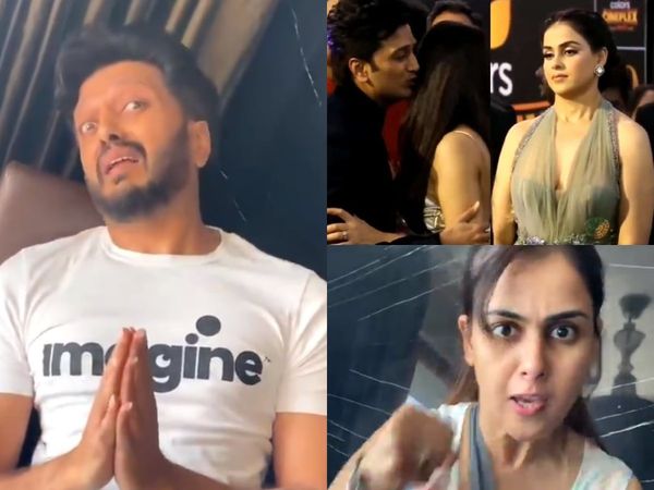 Genelia D'souza shares funny video of Riteish Deshmukh