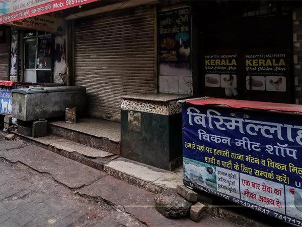 Ghaziabad meat shops closed