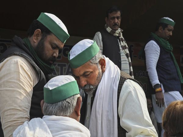 So BJP MLA Nand Kishor Gurjar spoiled the game on the Ghazipur border during Kisan andolan