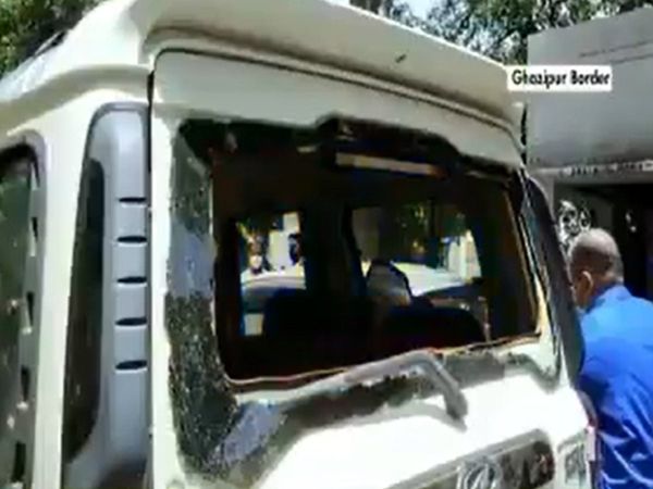 Ghazipur border violence