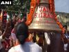 Grand Bell 613 kg for Ram Mandir arrives in Ayodhya from Rameswaram