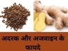 Ginger and Ajwain