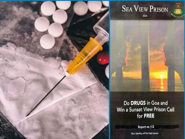 Do drugs, win sunset view prison cell’ Goa Police witty ad gone viral on Social Media