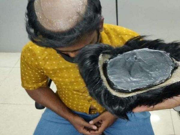 Passengers arrested for smuggling gold and foreign currency under their wigs at Chennai airport