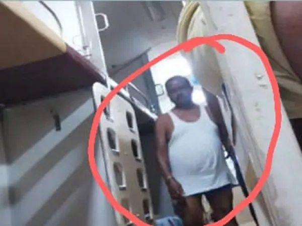 Netaji MLA Gopal Mandal in underwear, Caught on train, says my stomach was upset