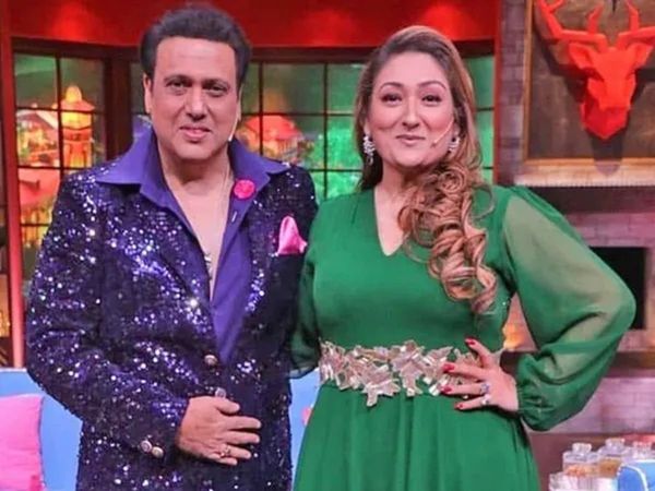 Govinda and Sunita Ahuja in The Kapil Sharma Show, द कपिल शर्मा शो में गोविंदा और पत्नी सुनीता आहूजा