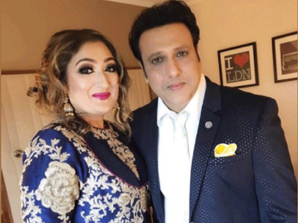 Govinda and his wife Sunita
