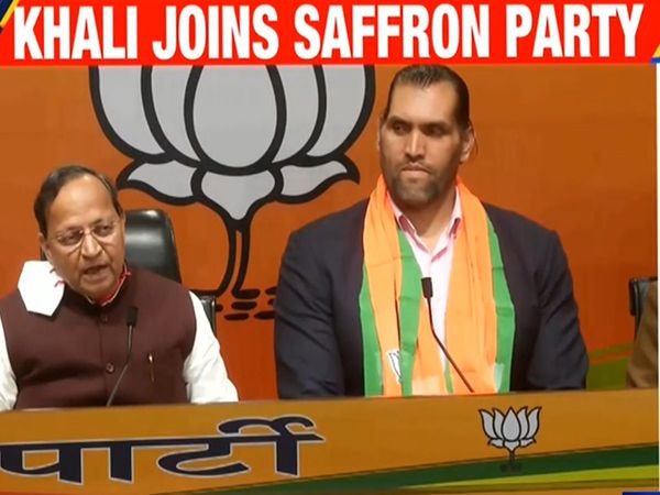 WWE Wrestler The Great Khali joined BJP, will try his luck in the ring of politics