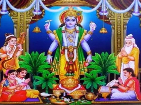 guruvar vrat puja vidhi, katha, mahatva and aarti lyrics, thursday fast puja vidhi, aarti lyrics, importance and katha in hindi
