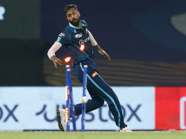 Hardik Pandya run out Sanju Samson