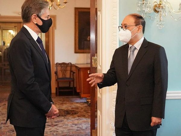 Harsh V Shringla talks situation in Afghanistan with Antony Blinken