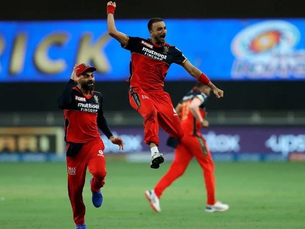 IPL 2021, MI vs RCB: Harshal Patel hattrick celebration video goes viral