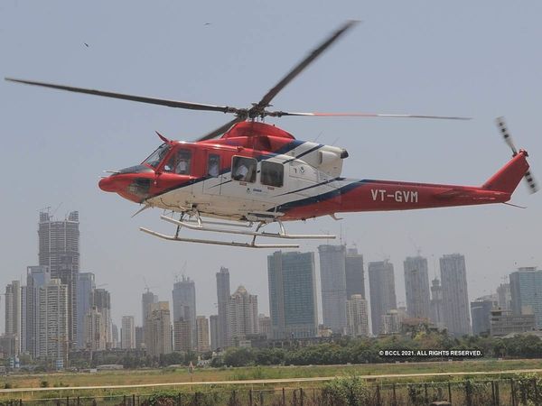 Farmer bought a helicopter to sell milk, built Helipad near home