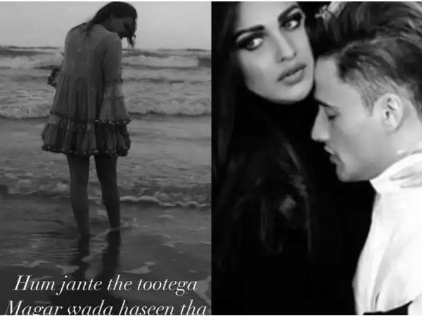 Himanshi Khurana and Asim Riaz