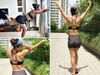 Hina Khan workout Photos