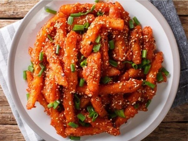  Honey Chilli Potatoes