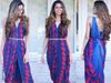 Drape saree as dress or gown
