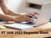 IIT JAM 2022 Response Sheet