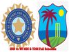 IND vs WI Full Schedule ODI & T20I Series 2019 