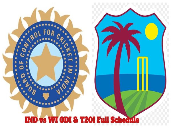 IND vs WI Full Schedule ODI & T20I Series 2019 