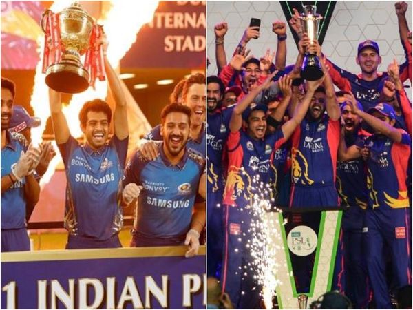 IPL 2020 vs PSL 2020 cash prize । आईपीएल और पाकिस्तान सुपर लीग की विजेता टीमों को मिली इनामी राशि में इतना फर्क Difference in cash prize of IPL 2020 winners Mumbai